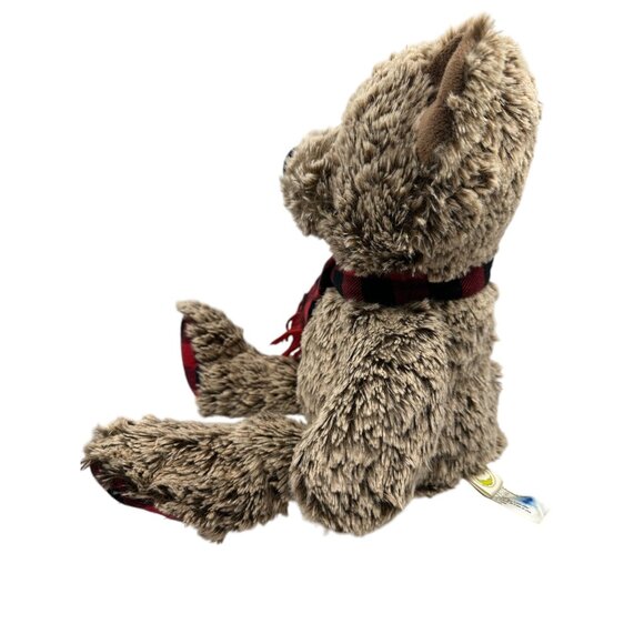 Animal Adventure Plush Teddy Bear Checker Scarf '17 Edition 12" Stuffed Animal - Picture 4 of 12